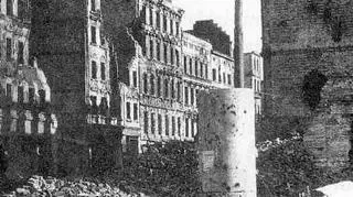 Plac Strzegomski w 1945