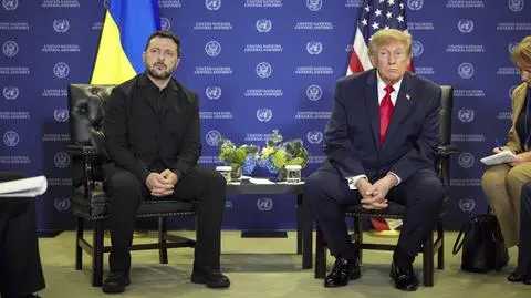 Donald Trump i Wołodymyr Zełenski