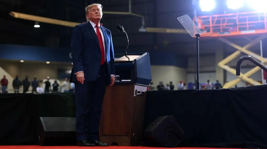 Donald Trump na wiecu w Karolinie Południowej