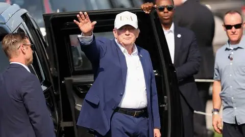 Donald Trump w Bedminster
