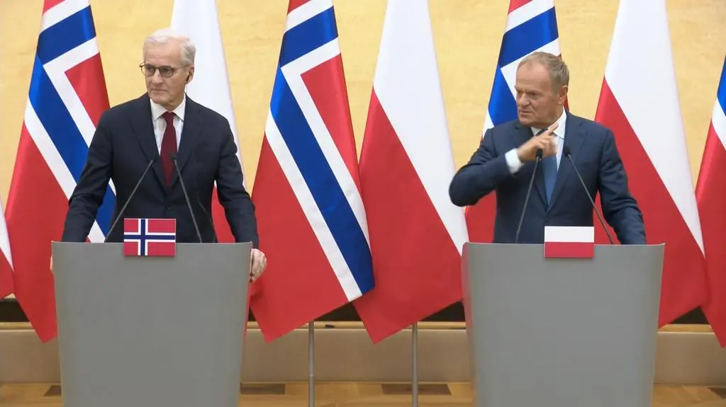 Donald Tusk i premier Norwegii