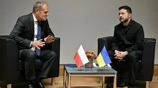 Donald Tusk i Wołodymyr Zełenski