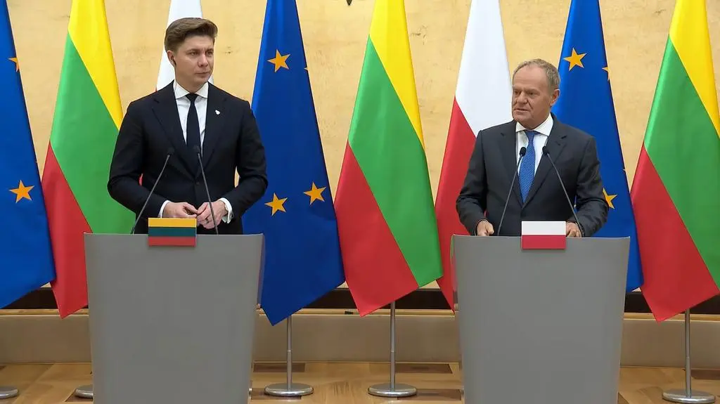 Donald Tusk, Mindaugas Sinkevicius