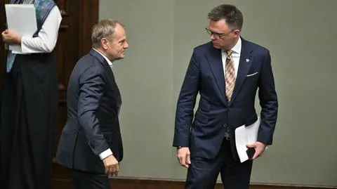 Donald Tusk - Szymon Hołownia