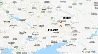 Rubiżne i Popasna na wschodzie Ukrainy