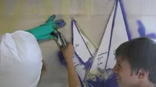 Przez trzy dni gimnazjaliści i licealiści uczyli się malować murale