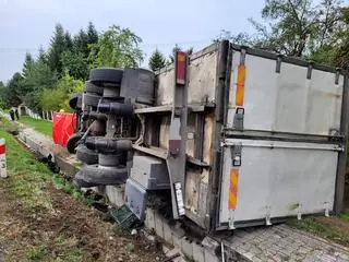 Wypadek na DK7 w Zalesiu pod Krakowem