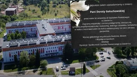 Dorota Gołuchowska była pielęgniarką w szpitalu powiatowym w Zawierciu