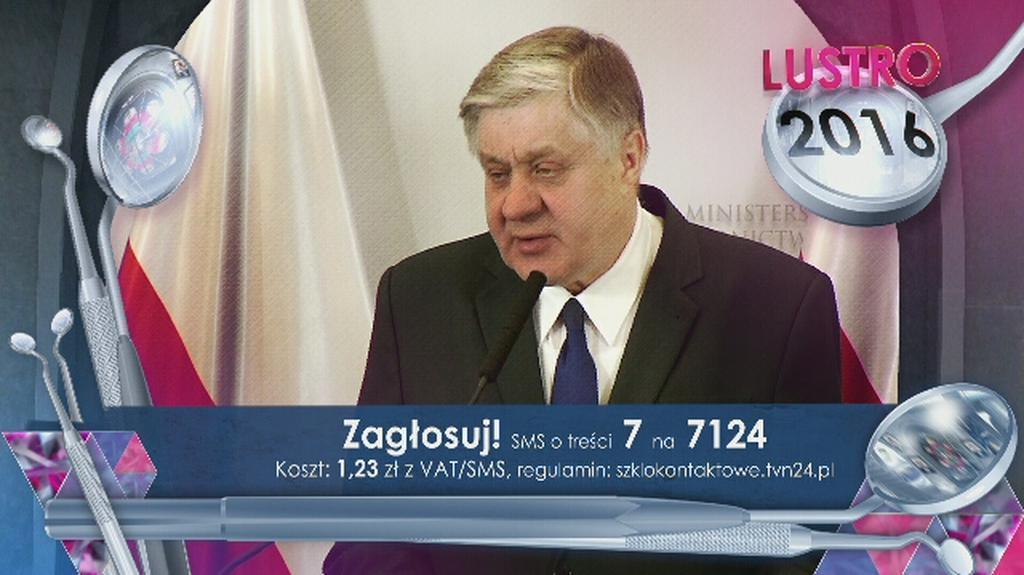Krzysztof Jurgiel, SMS nr 7124 o treści 7 (koszt 1,23 z VAT)