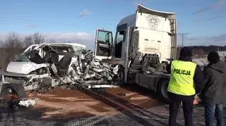 Wypadek na obwodnicy Bolkowa. Jedna osoba nie żyje