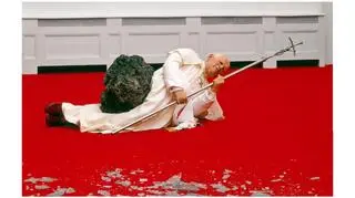 "La Nona Ora" Maurizio Cattelan, 1999