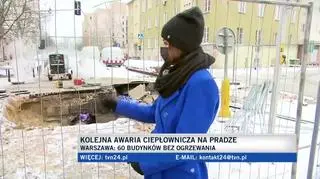 Przedłużają się godziny usunięcia awarii ciepłowniczej na Pradze Północ