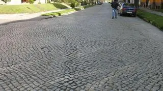 Ulica Szarych Szeregów w Strzegomiu