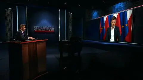 Michał Dworczyk w "Sprawdzam"