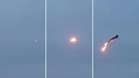 Atak rosyjskich dronów na centrum Kijowa