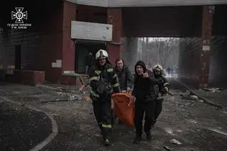 Skutki ataku rakietowego na Ukrainę (7 lutego 2024 r.)