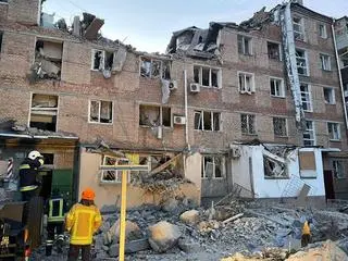 Mikołajów. Zniszczenia po rosyjskim ostrzale