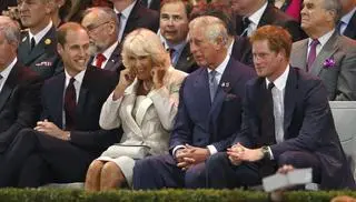 Książę William, księżna Kamila, książę Karol i książę Harry, 2014 rok