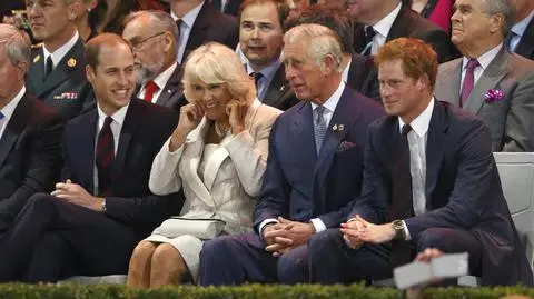 Książę William, księżna Kamila, książę Karol i książę Harry, 2014 rok