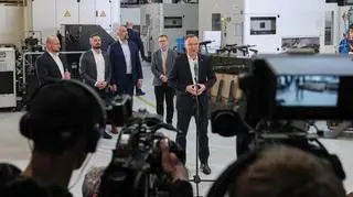 Andrzej Duda w Fabryce Broni "Łucznik"