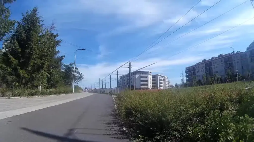 Dojazd od strony Naramowic