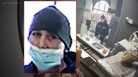 Wszedł do kantoru z nożem i zabrał pieniądze. Poszukują mężczyzny ze zdjęć