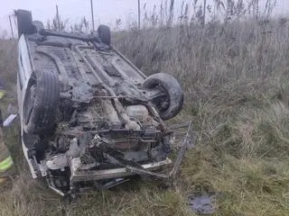 Dachowanie na A1. Nie żyje mężczyzna