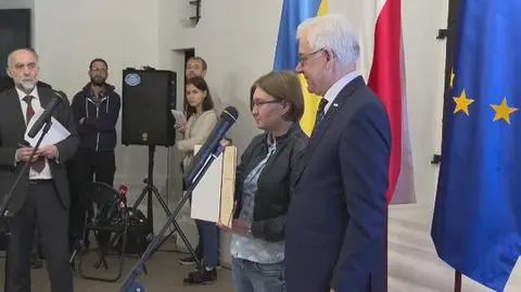 Jacek Czaputowicz przekazał nagrodę Pro Dignitate Humana dla Sencowa