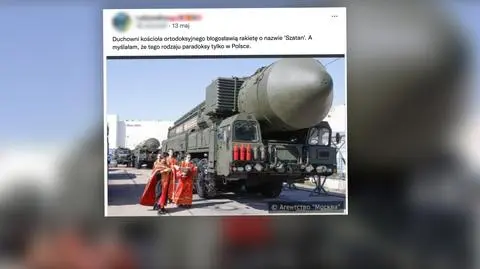 W Rosji księża święcą rakietę z głowicą atomową? Tak, ale nie w tej wojnie