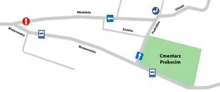 Organizacja ruchu przy Cmentarzu na Prokocimiu w Krakowie