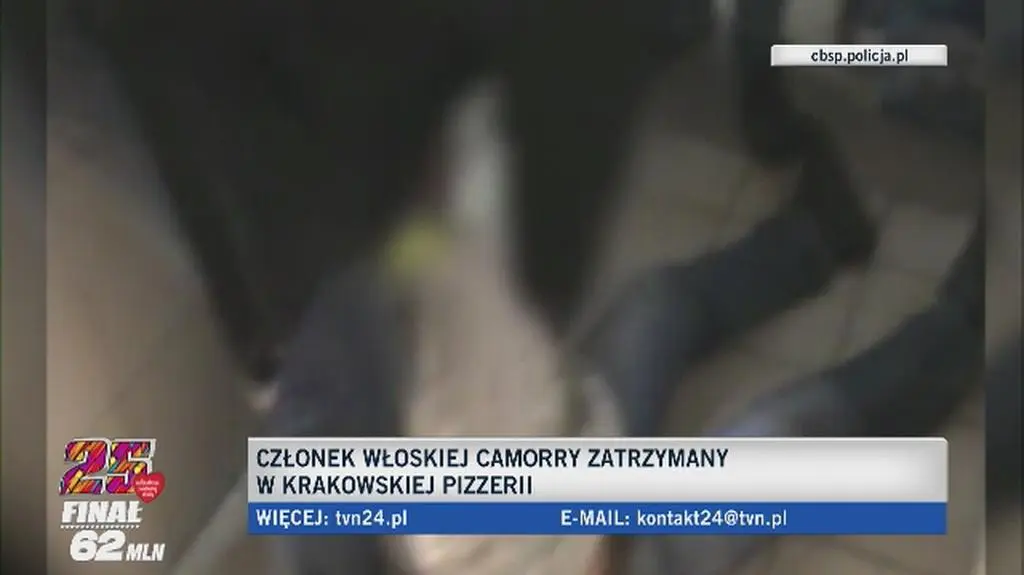 Mężczyzna został zatrzymany w pizzerii