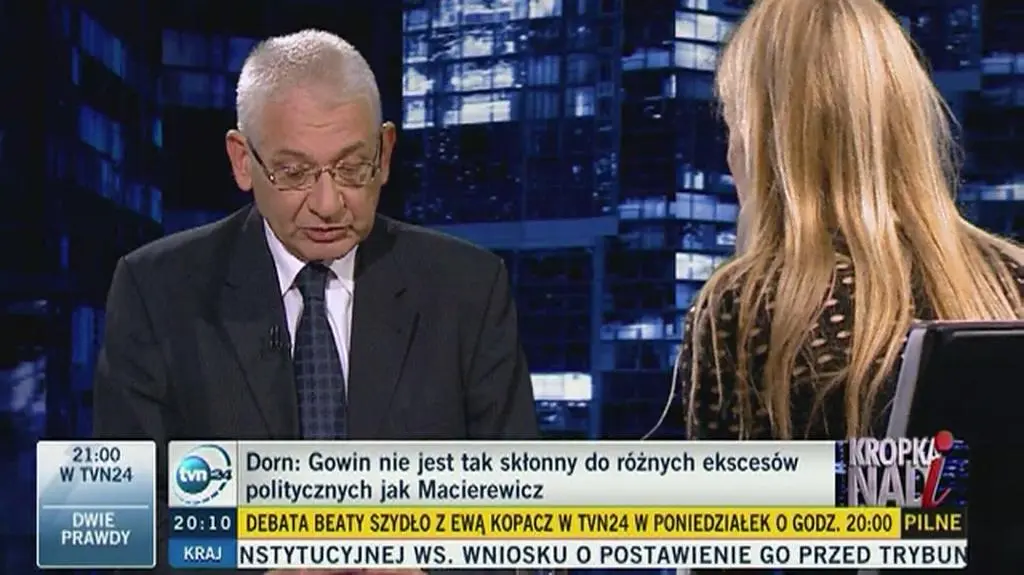 Dorn ocenia kandydaturę Gowina na szefa MON