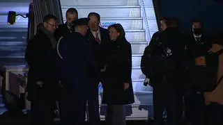Kamala Harris wylądowała w Polsce