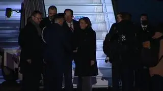 Kamala Harris wylądowała w Polsce