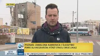 Strażacy zakończyli pracę, teraz na gruzowisku są policjanci 