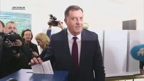 Prezydent Republiki Serbskiej głosuje w referendum