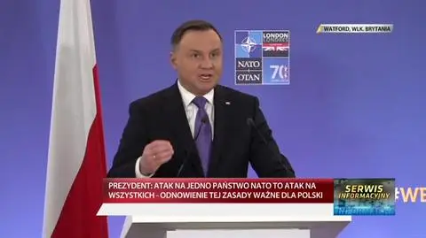 Andrzej Duda o Rosji: pewne jej działania są nieakceptowalne