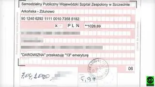 Mężczyzna przekazał szpitalowi swoją trzynastą emeryturę 