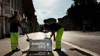 Na miejsce ekologicznej reklamy można wybrać fragment chodnika 