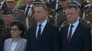 Prezydent Andrzej Duda na defiladzie