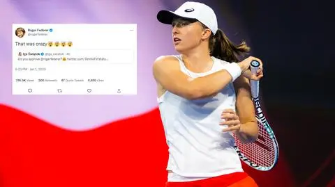 Federer odpowiedział Świątek. "To było szalone"