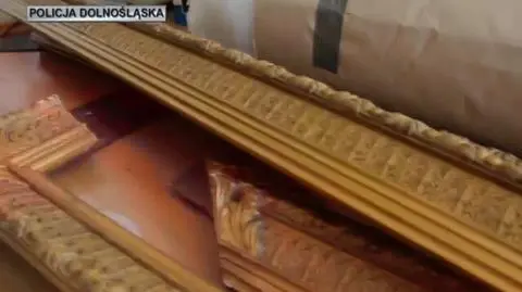 Obraz znaleziony przez pana Pawła został zabezpieczony przez policjantów