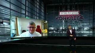 Doktor Paweł Grzesiowski w programie "Koronawirus Konkret24"