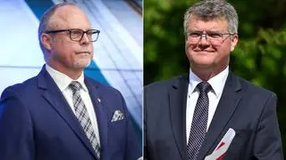 Jacek Protas (po lewej) był "jedynką" na liście KO, a Maciej Wąsik - na liście PiS. Obaj wywalczyli najlepsze wyniki na swoich listach 