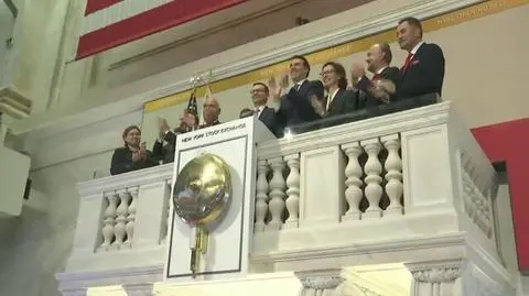 Polish PM Morawiecki rang the opening bells at New York Stock Exchange
