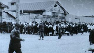 Hołodomor. Kolejki po chleb przy sklepie, Charków 1933 