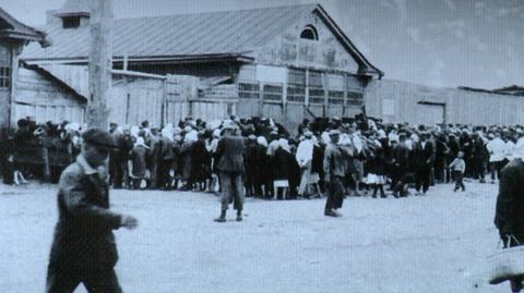 Hołodomor. Kolejki po chleb przy sklepie, Charków 1933 