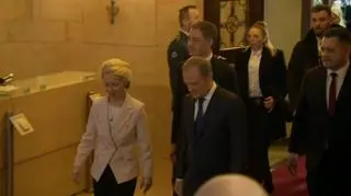 Szefowa KE i premier Belgii przyjechali w piątek do Polski