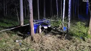 Ranna kobieta została przetransportowana do szpitala 
