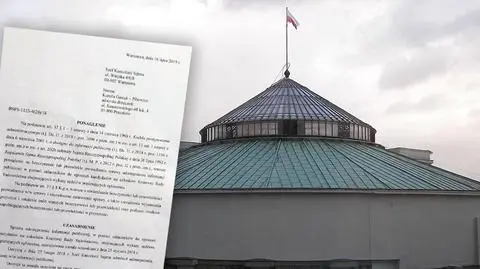 Do Kancelarii Sejmu wpłynęło uzasadnienie wyroku NSA
